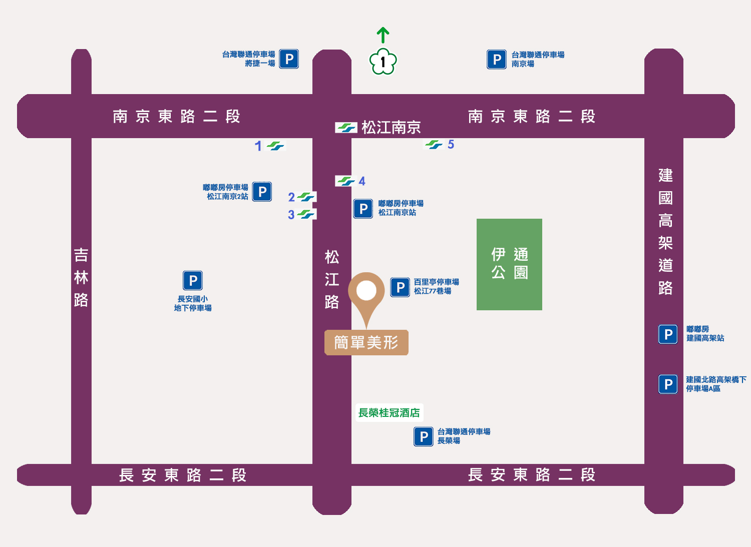 簡單美形診所＿地圖位置