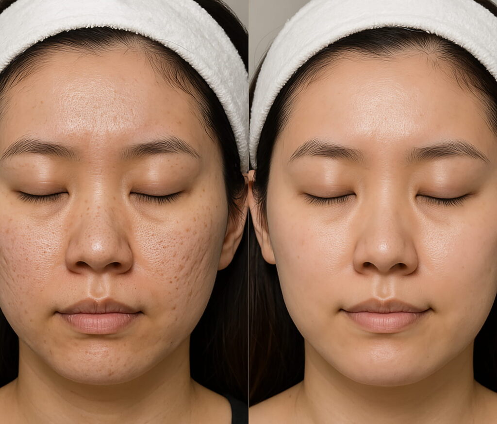 飛針療程前後對比