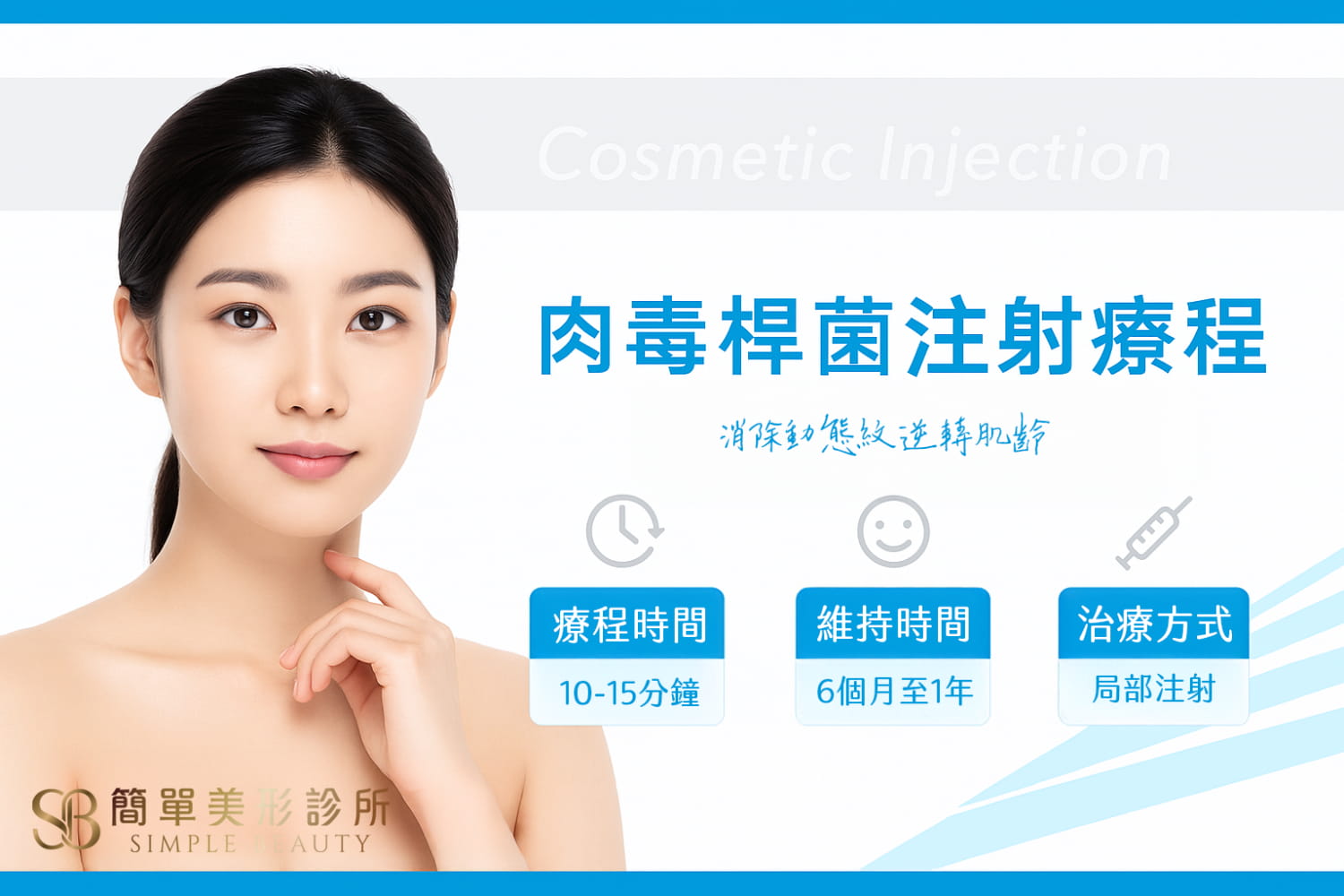 肉毒注射療程：消除動態紋、逆轉肌齡