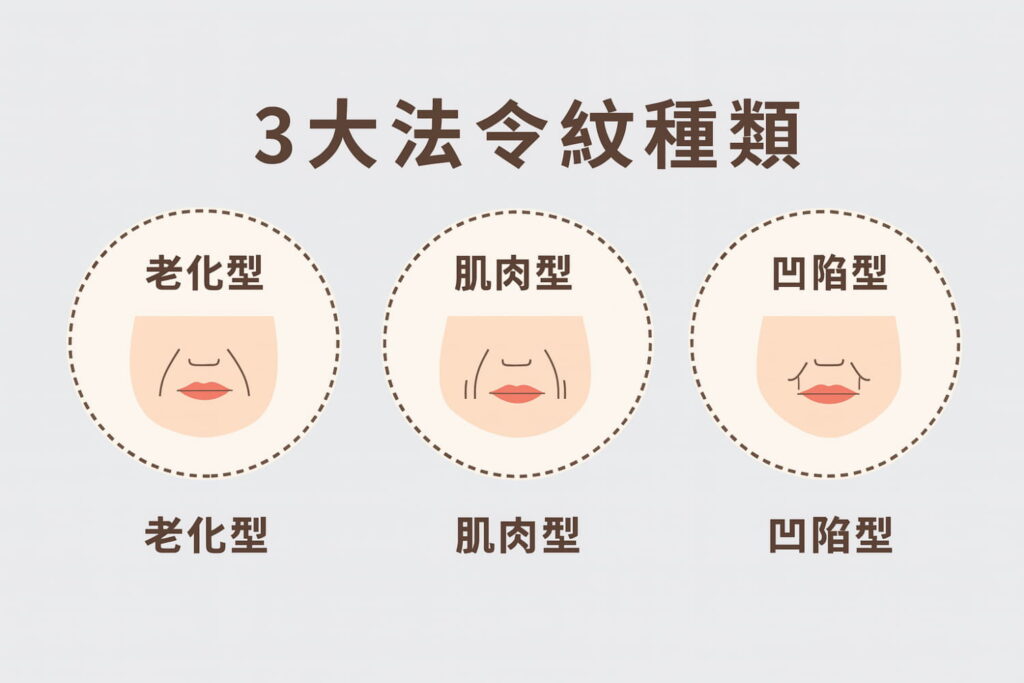 三大法令紋種類