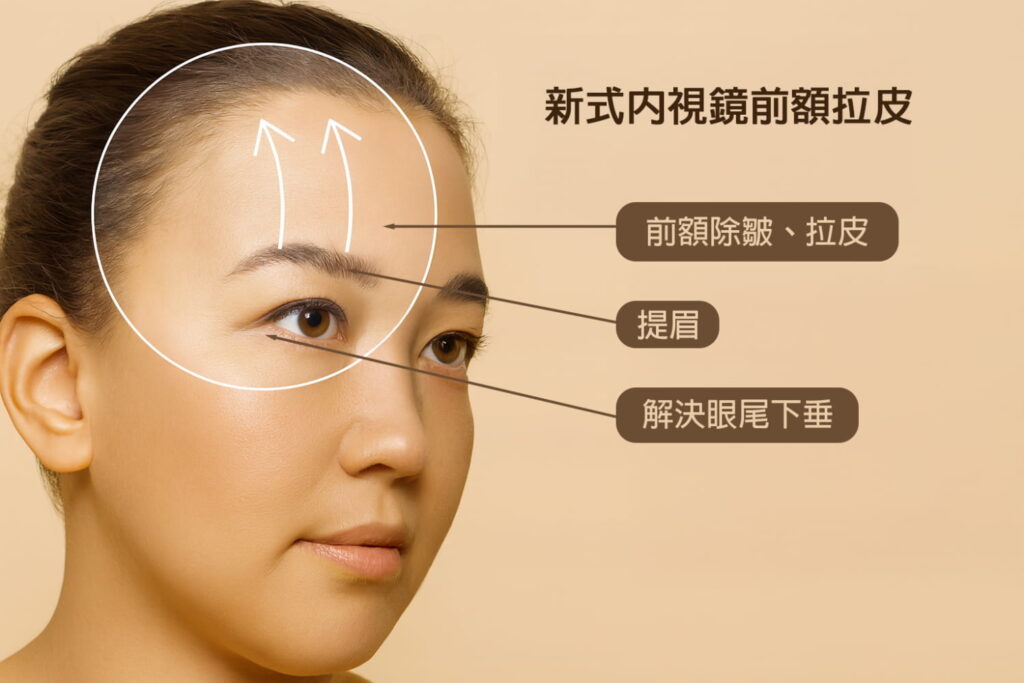 內視鏡上額提眉術