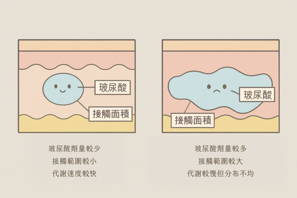 大量注射玻尿酸導致代謝不均