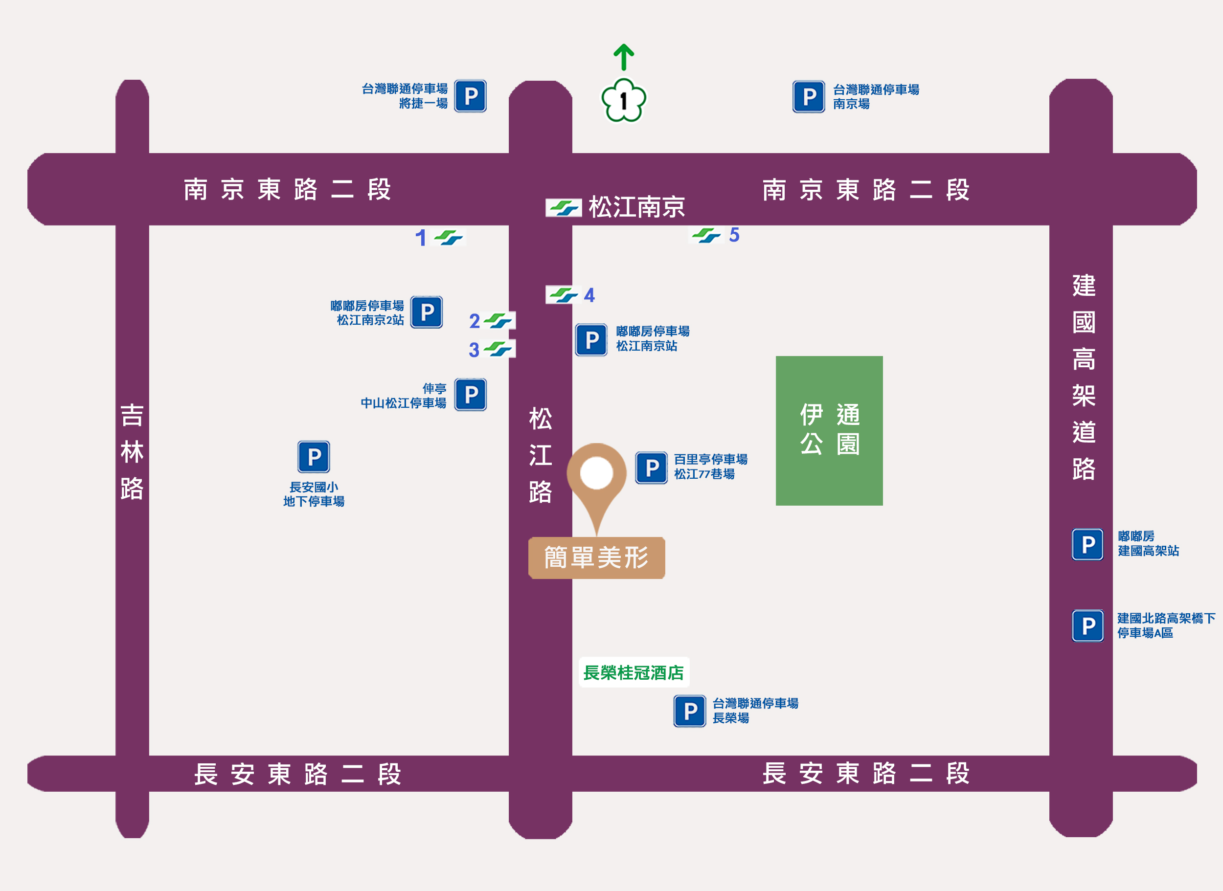 簡單美形診所＿地圖位置